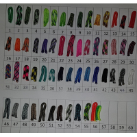 ONTWERP UW EIGEN MINI 6 STRAND WIDE ROUND BRAID LANDEN SLEUTELHANGER